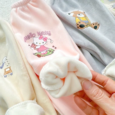Combo Quần Nhung Lót Lông 5 Màu Dày Dặn Ấm Áp Cho Bé Trai và Bé Gái Giá Ưu Đãi 121.500 VND