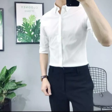 Combo Quần Tây Đen + Áo Sơ Mi Trắng Dài Tay BIGSOP - Freeship, Giá 215.000 VNĐ 3 Combo Quần Tây Đen + Áo Sơ Mi Trắng Dài Tay BIGSOP - Freeship, Giá 215.000 VNĐ 3
