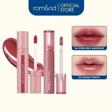 Combo Romand Son Juicy Lasting Tint 5.5g + Glasting Gloss 4g, màu lâu, giá 438.000₫ 10 Combo Romand Son Juicy Lasting Tint 5.5g + Glasting Gloss 4g, màu lâu, giá 438.000₫ 10