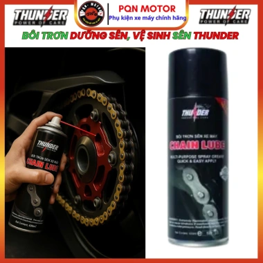 Combo Rửa Sên + Dưỡng Sên Thunder Chain Lube 400ml + Bàn Chải 3D - Làm sạch, bôi trơn cao cấp, giá 58.080đ