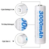 Combo Sạc Nhanh + 8 Pin AA 4.600mAh Enemax – Dùng cho Mic Karaoke, Đồng Hồ, Đồ Chơi – 359.000₫ 3