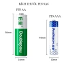 Combo sạc tự ngắt Doublepow C04 và 04 pin AA 1.300mAh xanh - Giá chỉ 112.000 VND 7