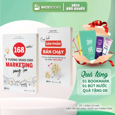 Combo Sách 168 Ý Tưởng Vàng Marketing Sáng Tạo - Quy Luật Sản Phẩm Bán Chạy Bizbooks