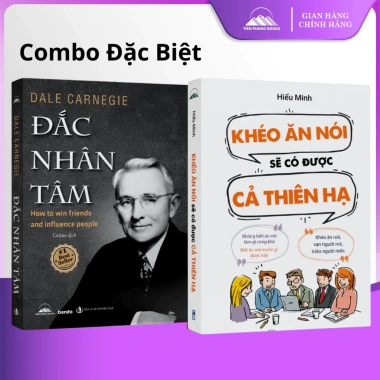 Combo Sách Đắc Nhân Tâm + Khéo Ăn Nói - Giảm Giá 113k, Nâng Cao Kỹ Năng Giao Tiếp & Thuyết Phục