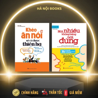 Combo Sách Khéo Ăn Nói Sẽ Có Được Thiên Hạ + Nói Nhiều Không Bằng Nói Đúng - Giá ưu đãi 59.400 VND