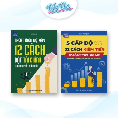 Combo Sách Kiếm Tiền 12 Cách Tài Chính, AI, 5 Cấp Độ, 11 Hệ Cơ Quan, Youtube - 299.000đ