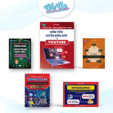 Combo Sách Kiếm Tiền Youtube + Video Ngắn + AI + Infographic - 75 Sự Thật - Giá 369k