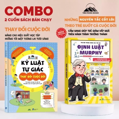 Combo Sách Kỷ Luật Tự Giác và Định Luật Murphy - Cẩm nang phát triển nhận thức, tư duy cho bé, giảm giá 185.000