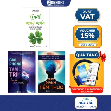 Combo Sách Luật Hấp Dẫn - Khai Phá Năng Lượng Tâm Trí, Tiềm Thức, Luật May Mắn, Giá Ưu Đãi 105.600₫