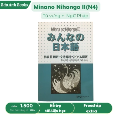 Combo Sách Minna No Nihongo Sơ Cấp 2 N4 - Bộ 3 Cuốn Giá ưu đãi 49.000 VND