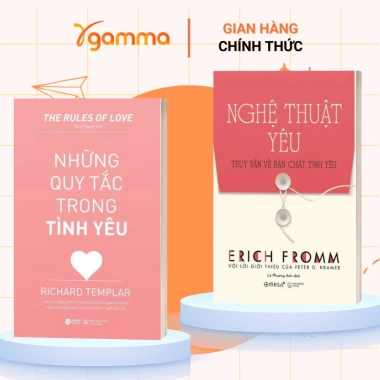 Combo sách Nghệ thuật yêu + Những Quy tắc trong tình yêu - Giá chỉ 103.200 VND, học cách yêu đúng cách