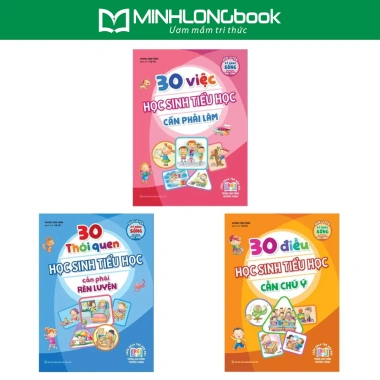 Combo Sách Rèn Luyện Kỹ Năng Sống Học Sinh 30 Việc Cần Làm, 30 Thói Quen, 30 Lưu Ý Giá 54k