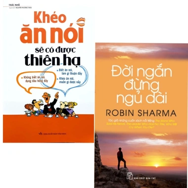Combo sách tái bản Khéo Ăn Nói Sẽ Có Được Thiên Hạ và Đời Ngắn Đừng Ngủ Dài - Giá ưu đãi 197.800 VND