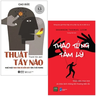 Combo Sách Thuật Tẩy Não Nghệ Thuật Thao Túng Kiểm Soát Tâm Lý Đối Phương Bộ 2 Cuốn Giá ưu đãi 340.704 VND