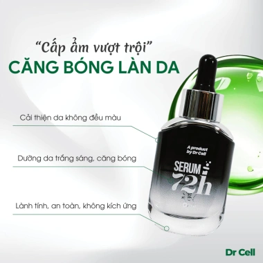 Combo Serum 72h + Kem Ngày GSIII Dr Cell – Sáng Da, Xóa Thâm, Căng Mịn