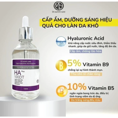 Combo Serum cấp ẩm phục hồi da + Kem dưỡng Dr.Sunmi Care HA Plus 100DT 100ml - Giá ưu đãi 400.000₫