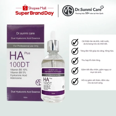 Combo Serum cấp ẩm phục hồi da + Kem dưỡng Dr.Sunmi Care HA Plus 100DT 100ml - Giá ưu đãi 400.000₫
