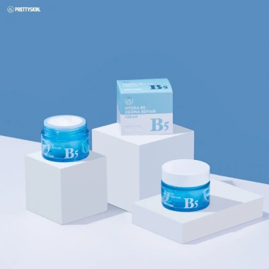 Combo Serum Kem Dưỡng Ẩm PrettySkin Hydra B5 Derma Repair 52ml Giá chỉ 415.000đ