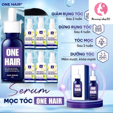 Combo Serum Mọc Tóc + Xịt Dưỡng Nang Tóc One Hair – Hỗ Trợ Tóc Hói, Giá 139.000₫