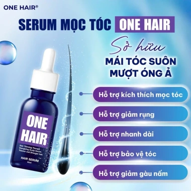 Combo Serum Mọc Tóc + Xịt Dưỡng Nang Tóc One Hair – Hỗ Trợ Tóc Hói, Giá 139.000₫