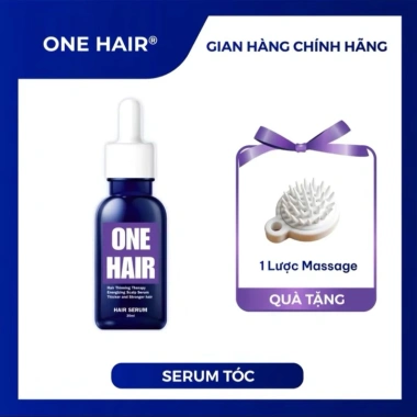 Combo Serum Mọc Tóc + Xịt Dưỡng Nang Tóc One Hair – Hỗ Trợ Tóc Hói, Giá 139.000₫