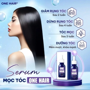 Combo Serum Mọc Tóc + Xịt Dưỡng Nang Tóc One Hair – Hỗ Trợ Tóc Hói, Giá 139.000₫ 8 Combo Serum Mọc Tóc + Xịt Dưỡng Nang Tóc One Hair – Hỗ Trợ Tóc Hói, Giá 139.000₫ 8