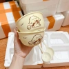 Combo Set Bát Sứ và Thìa Hình Chó Bông 2 Bát 2 Thìa Freeship Giá Ưu Đãi 120k 5