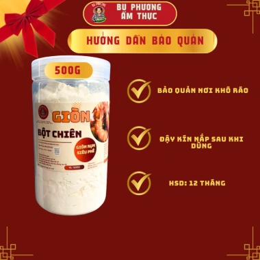 Combo Siêu Giòn Rụm: Bột Chiên Xù 229g + Bột Chiên Giòn 500g - Bu Phương Ẩm Thực, 99.000₫ 6 Combo Siêu Giòn Rụm: Bột Chiên Xù 229g + Bột Chiên Giòn 500g - Bu Phương Ẩm Thực, 99.000₫ 6