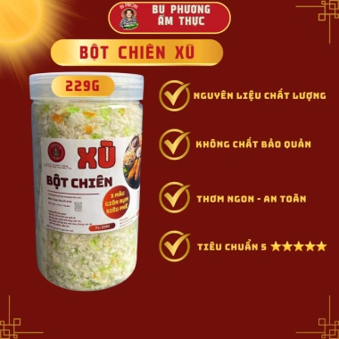 Combo Siêu Giòn Rụm: Bột Chiên Xù 229g + Bột Chiên Giòn 500g - Bu Phương Ẩm Thực, 99.000₫