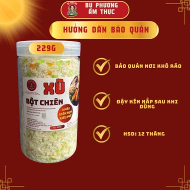Combo Siêu Giòn Rụm: Bột Chiên Xù 229g + Bột Chiên Giòn 500g - Bu Phương Ẩm Thực, 99.000₫