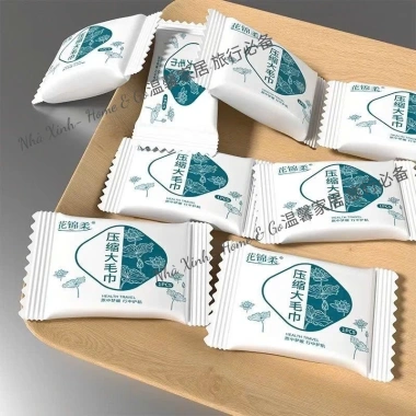 Combo Siêu Hời Ga Giường + Vỏ Gối + Lót Toilet + Khăn Nén - Homestay, Khách Sạn, Du Lịch Công Tác - 139.320₫ 6