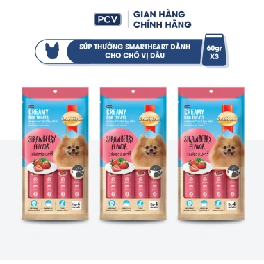 Combo SmartHeart 12 thanh súp thưởng cho chó 60g - Tặng set nón và yếm - Giá ưu đãi 118.800 VND 4