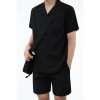 Combo sơ mi cổ vest 8.109 + quần short đùi 4.099 chất mango trẻ trung LADOS-7.118 mát mẻ chống nhăn - Giá chỉ 235k 7