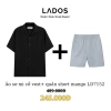Combo sơ mi lụa chéo cổ vest 8.117 + quần short đùi 4.099 chất mango trẻ LADOS-7.152 - giá chỉ 235.000, mát mẻ mùa hè 5