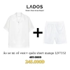 Combo sơ mi lụa chéo cổ vest 8.117 + quần short đùi 4.099 chất mango trẻ LADOS-7.152 - giá chỉ 235.000, mát mẻ mùa hè 10