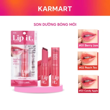 Combo Son Dưỡng Bóng Môi LIP IT Water Bomb Color Glow 3g x2 - Giá Ưu Đãi 189k 6 Combo Son Dưỡng Bóng Môi LIP IT Water Bomb Color Glow 3g x2 - Giá Ưu Đãi 189k 6