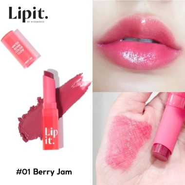 Combo Son Dưỡng Bóng Môi LIP IT Water Bomb Color Glow 3g x2 - Giá Ưu Đãi 189k