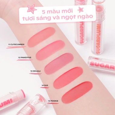Combo Son OFÉLIA SUGARPLUM, MistyNow Blurring Tint, Lolli Glow Mini 3.8g/1g - Giá ưu đãi 338.000₫