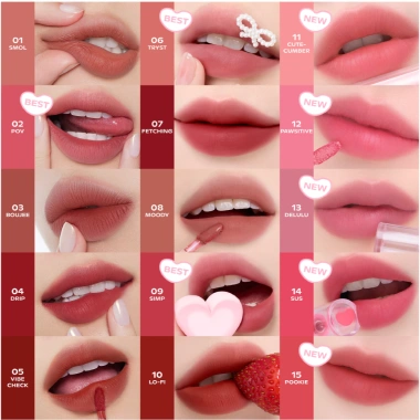 Combo Son OFÉLIA SUGARPLUM, MistyNow Blurring Tint, Lolli Glow Mini 3.8g/1g - Giá ưu đãi 338.000₫