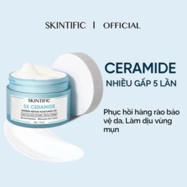 Combo Sữa rửa mặt tạo bọt Amino Acid 100ml + Kem dưỡng Ceramide SKINTIFIC 30g – Da sạch nhẹ, khỏe mạnh, Giá 159.000₫