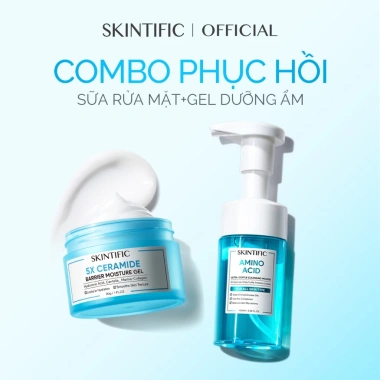 Combo Sữa rửa mặt tạo bọt Amino Acid 100ml + Kem dưỡng Ceramide SKINTIFIC 30g – Da sạch nhẹ, khỏe mạnh, Giá 159.000₫ 7 Combo Sữa rửa mặt tạo bọt Amino Acid 100ml + Kem dưỡng Ceramide SKINTIFIC 30g – Da sạch nhẹ, khỏe mạnh, Giá 159.000₫ 7