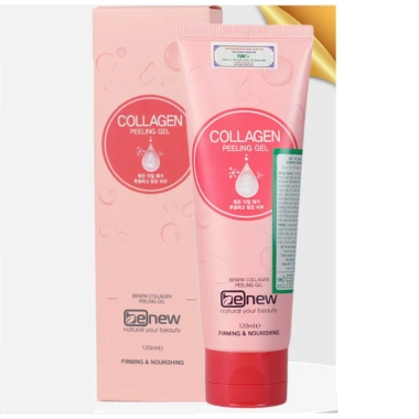 Combo Sữa Rửa Mặt + Tẩy Da Chết Collagen Trắng Mịn Da BENEW PELING GEL Hàn Quốc 120ml - Giá chỉ 79.000 VND