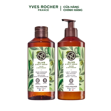 Combo sữa tắm + dưỡng thể Yves Rocher oliu & Petitgrain 400ml/390ml - 510.000₫ 2