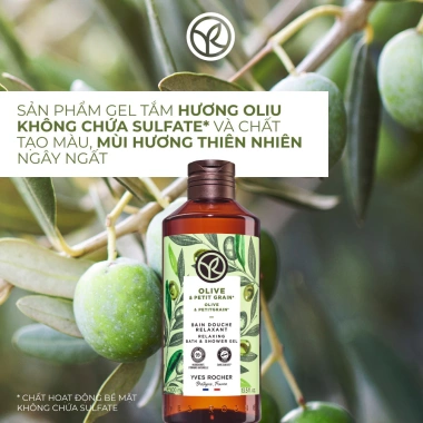 Combo sữa tắm + dưỡng thể Yves Rocher oliu & Petitgrain 400ml/390ml - 510.000₫ 6