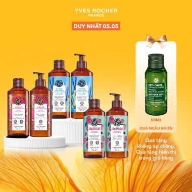 Combo sữa tắm & sữa dưỡng thể Yves Rocher thiên nhiên 400ml/390ml - Giảm giá, nhiều mùi