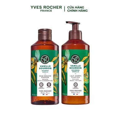 Combo sữa tắm & sữa dưỡng thể Yves Rocher thiên nhiên 400ml/390ml - Giảm giá, nhiều mùi