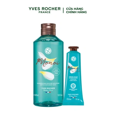 Combo sữa tắm thiên nhiên Yves Rocher 400ml kem dưỡng tay 30ml 399.000 VND