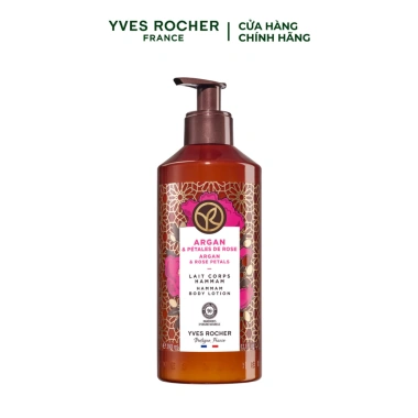 Combo sữa tắm và sữa dưỡng thể Yves Rocher hương hoa hồng và tinh dầu Argan 400ml 390ml giá ưu đãi 510k 4