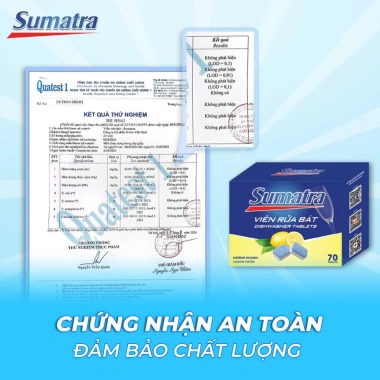 Combo Sumatra cho máy rửa: Viên rửa + 1,2kg muối + 500ml nước bóng, chỉ 89.000đ 7