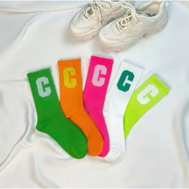Combo tất cổ cao nam nữ thêu chữ C 10 màu - Giá chỉ 75.000đ, giảm tới 20% 4 Combo tất cổ cao nam nữ thêu chữ C 10 màu - Giá chỉ 75.000đ, giảm tới 20% 4